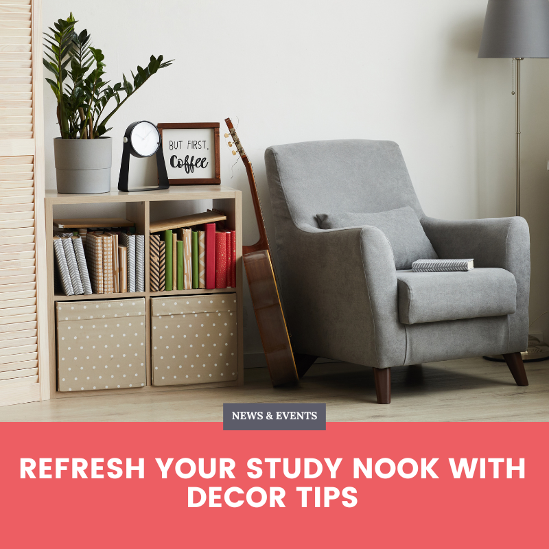 Refresh Your Study Nook with Decor Tips